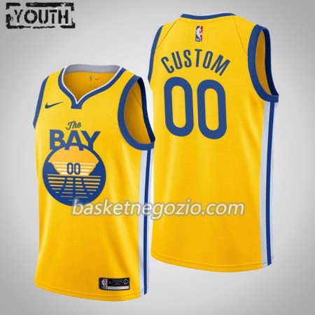 Canotte Bambino Golden State Warriors Personalizzate 2019-20 Nike Statement Edition Swingman